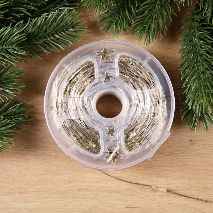 НИТЬ ROSA, IP44, 100 м, Н.С. LED(1608)-1000-18V, фиксинг, Т/БЕЛЫЙ