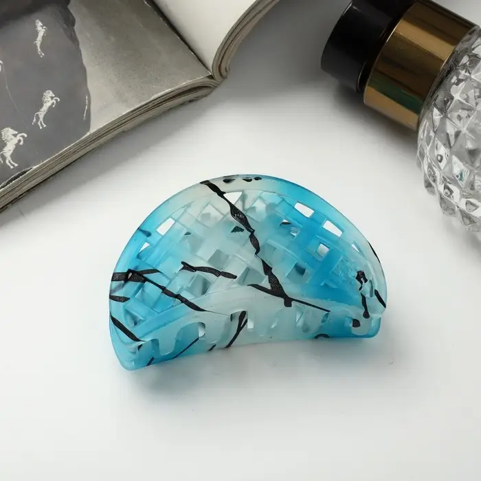 Крабик для волос «Айседора», сетка, 6 см, МИКС Крабик для волос «Айседора», сетка, 6 см, МИКС