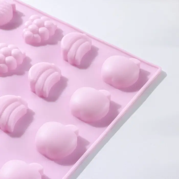 Форма для мармелада Доляна «Фруктовый рай», 22,5×23,5×1,5 см, 25 ячеек, цвет розовый Форма для мармелада Доляна «Фруктовый рай», 22,5×23,5×1,5 см, 25 ячеек, цвет розовый