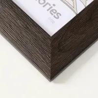 Фоторамка для фото 15х21 см "Luxe Elegance" пластик, коричневый, (пластик экран)