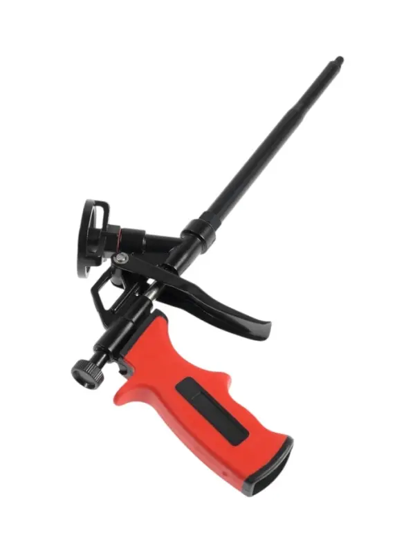 Пистолет для монтажной пены ТУНДРА, металлический корпус с тефлоновым покрытием