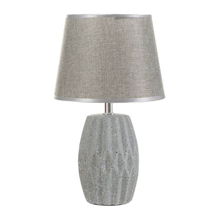 Настольная лампа Настольная лампа "Алесса" Е14 40Вт серый 20х20х33 см RISALUX