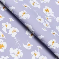 Пленка для цветов матовая, Fleur de lis, 57×57 см, фиолетовый