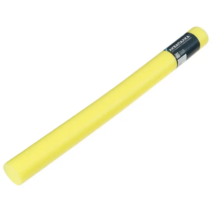 Аквапалка для аквааэробики ONLYTOP, d=6.5 см, длина 75 см, цвет жёлтый