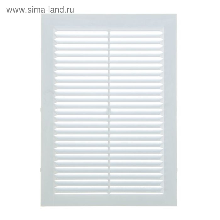 Решетка вентиляционная TDM SQ1807-0089, 170 х 240 мм, неразъемная, с москитной сеткой, белая