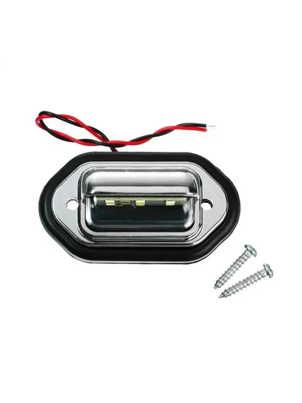 Плафон подсветки номера TORSO, 12-24 В, 65&times;28&times;12 мм, провод 18 см