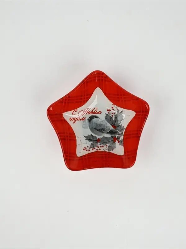 Соусник стеклянный «С Новым годом», набор 3 шт. Соусник стеклянный «С Новым годом», набор 3 шт.