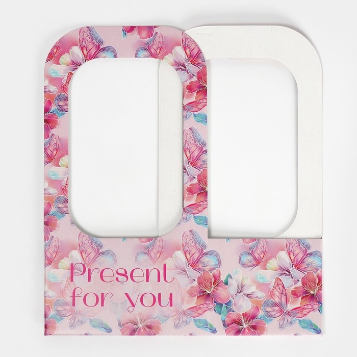 Коробка-переноска для цветов «Для тебя», 17 × 12 × 32 см Коробка-переноска для цветов «Для тебя», 17 × 12 × 32 см