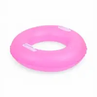 Круг для плавания с ручками 75 см, цвет розовый