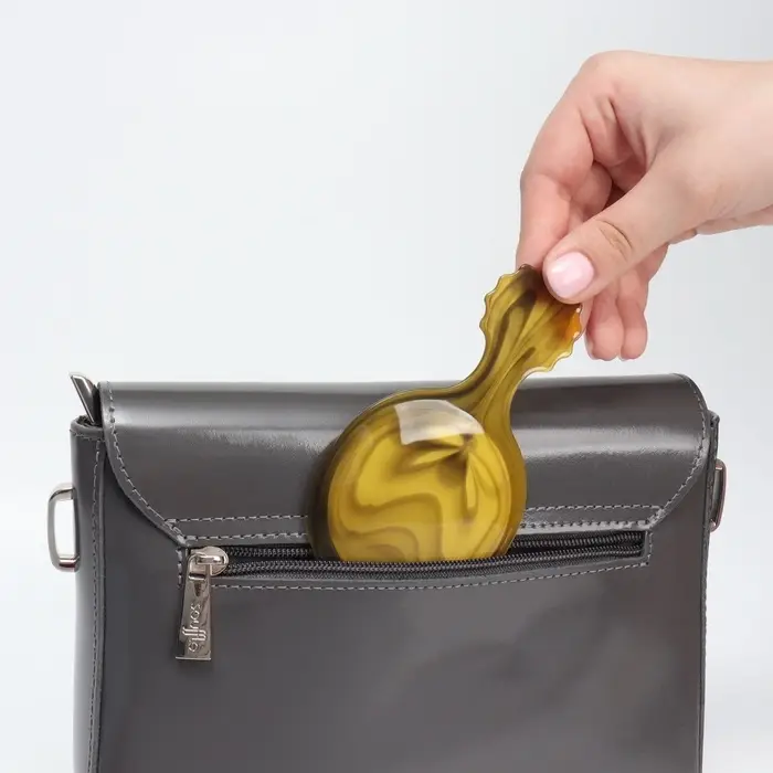 Набор парикмахерский, 2 предмета, 13(±1) см, цвет «янтарный» Набор парикмахерский, 2 предмета, 13(±1) см, цвет «янтарный»