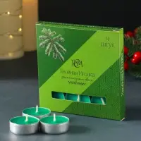 Набор свечей ароматических чайных &laquo;Хвойная иголка&raquo;, 9 шт.