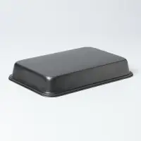 Противень Доляна «Прямоугольник. Жаклин», 32×22×4,5 см, антипригарное покрытие, цвет чёрный Противень Доляна «Прямоугольник. Жаклин», 32×22×4,5 см, антипригарное покрытие, цвет чёрный