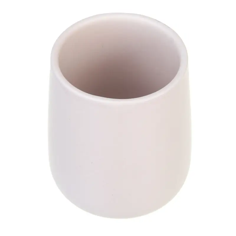 VETTA Стакан для ванной комнаты, 400 мл, 10,4x9x9 см, керамика, "Космос", бежевый