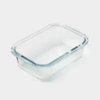 Контейнер Доляна Cook and Freeze, 380 мл, 15&times;11&times;5.5 см, с крышкой, жаропрочное стекло, МИКС