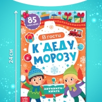 Активити - книга новогодняя «В гости к Деду Морозу», 24 стр.