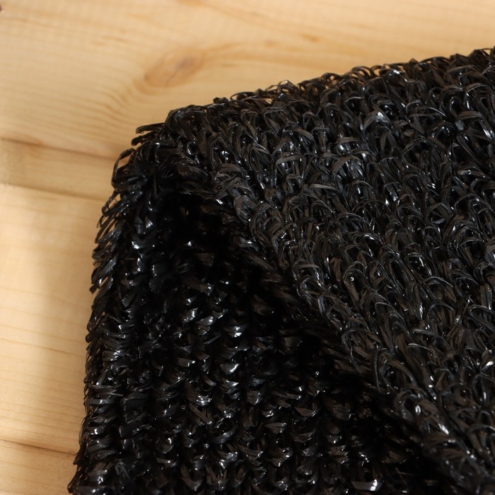 Мочалка «Мочало банное», 45×12 см, чёрная, МИКС