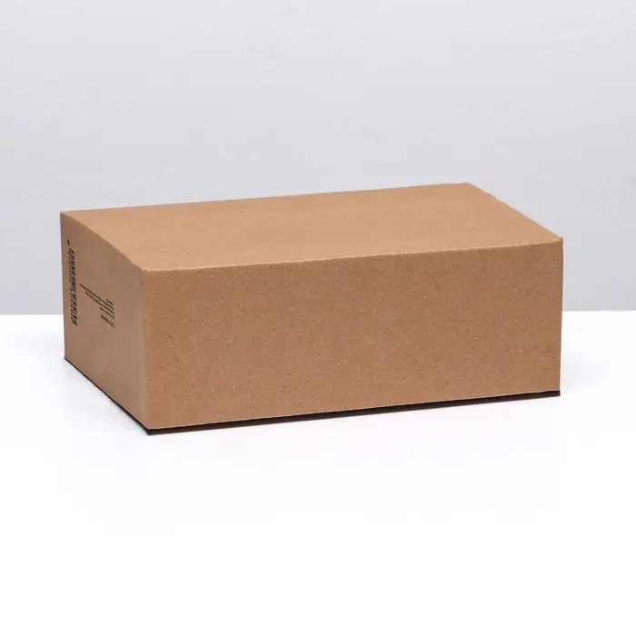 Коробка складная, бурая, 26×17×9 см