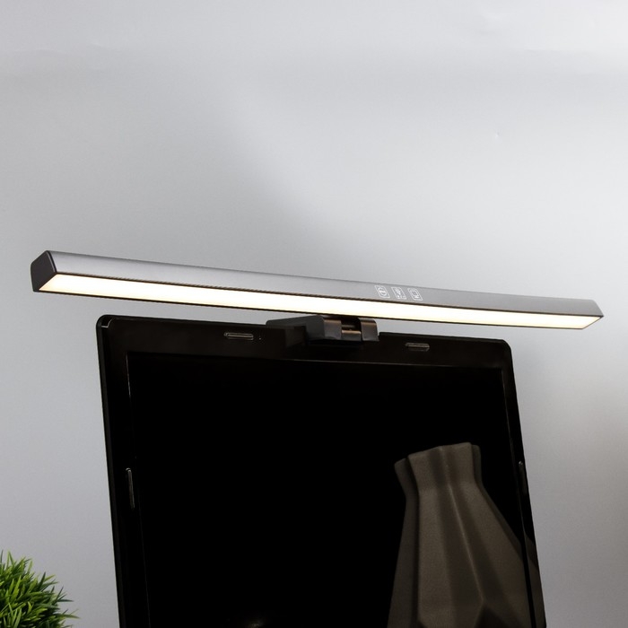 Светильник для монитора Светильник для монитора "Люкс" LED 5Вт 3000К-6000К 249Лм Ra85 USB черный 8,3х2,9х50см