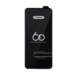 Защитное стекло для Samsung A13 Anmac 6D Black без упаковки Арт. 1137181 (10 шт./уп.)