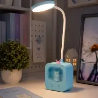 Лампа настольная RISALUX &laquo;Мишка&raquo;, светодиодная, 5 Вт, USB, АКБ, МИКС, 5&times;10&times;43 см