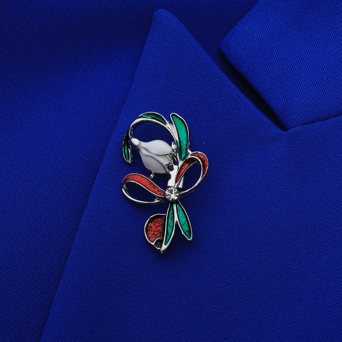 Брошь «Цветок» подснежник с бантиком, цвет МИКС (неделимая фасовка 12 шт., цена за шт.) Брошь «Цветок» подснежник с бантиком, цвет МИКС (неделимая фасовка 12 шт., цена за шт.)