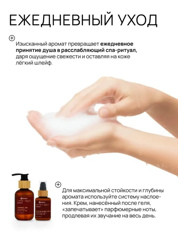 Гель для душа парфюмированный, аромат Baccarat rouge 540, 120 мл, laPOETIQUE