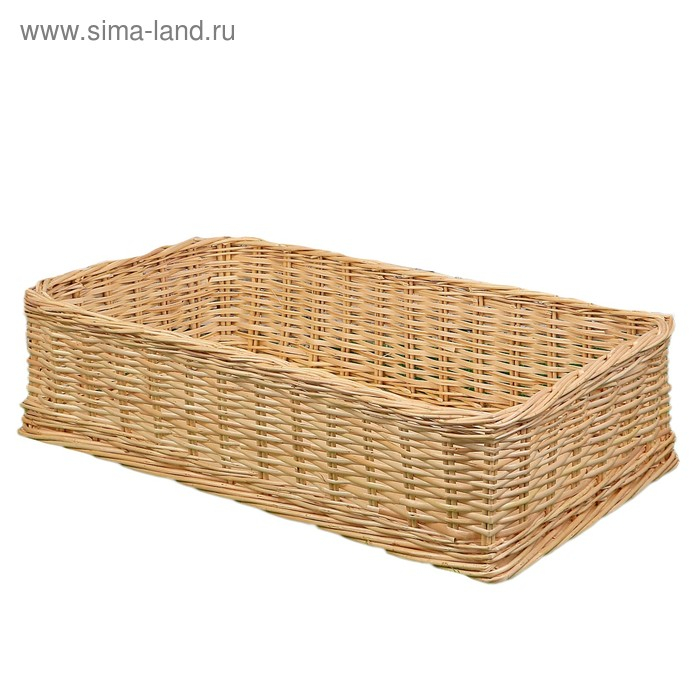 Лоток торговый, фанерное дно, 56&times;31&times;15 см, лоза