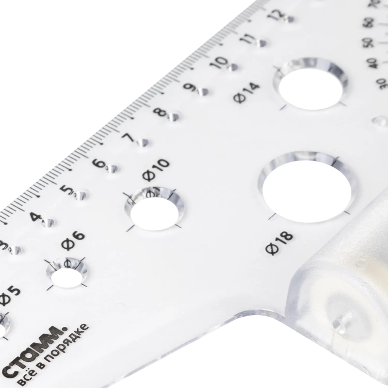 Линейка инерционная (рейсшина) 30см СТАММ 'ЛР25/ЛР-30478