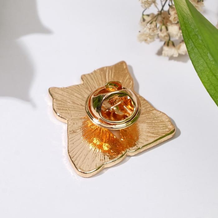 Значок «Котики», цвет чёрно-белый в золоте Значок «Котики», цвет чёрно-белый в золоте