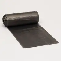 Мешки для мусора 120 л ПНД, 10 мкм, 20 шт. в рулоне, чёрные