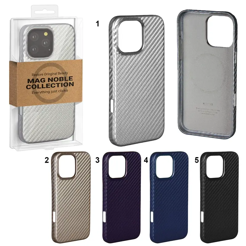 Чехол для iPhone 16 Pro Max Mag Noble Collection Carbon K-DOO