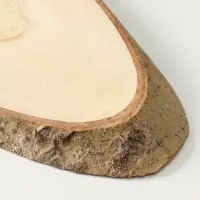 Спил осины, косой, слэб для декора, 35&times;16&plusmn;2 см