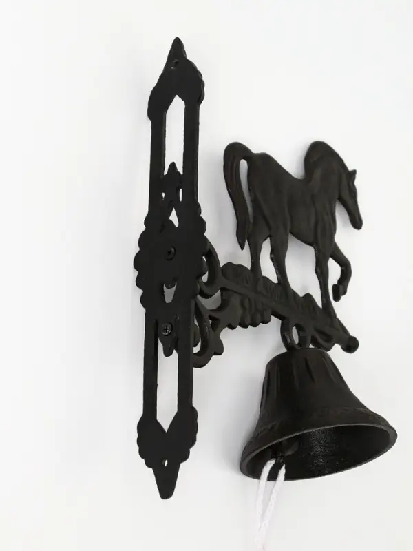 Колокол сувенирный чугун  Колокол сувенирный чугун "Конь" 23х11х32 см