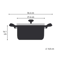Кастрюля с крышкой Confidence G7644474, 20 см, 3.1 л