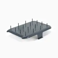 Туалет для кошек &laquo;Марсель&raquo;, 50&times;34.5&times;12 см, глубокий, с сеткой, полипропилен, серый