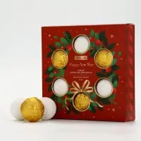 URAL LAB Винтер Мэлоди Набор бурлящих шаров, 6х40 гр, красный