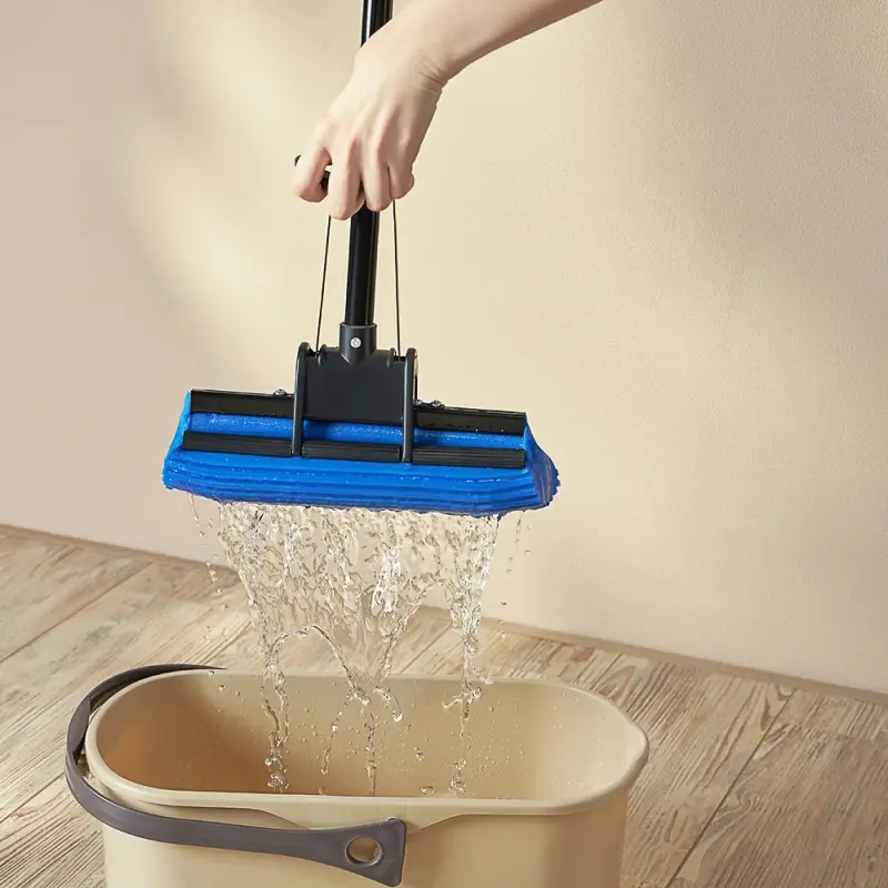 VETTA Швабра ПВА Эконом стальная ручка 110см, один ряд роликов, арт. PO06