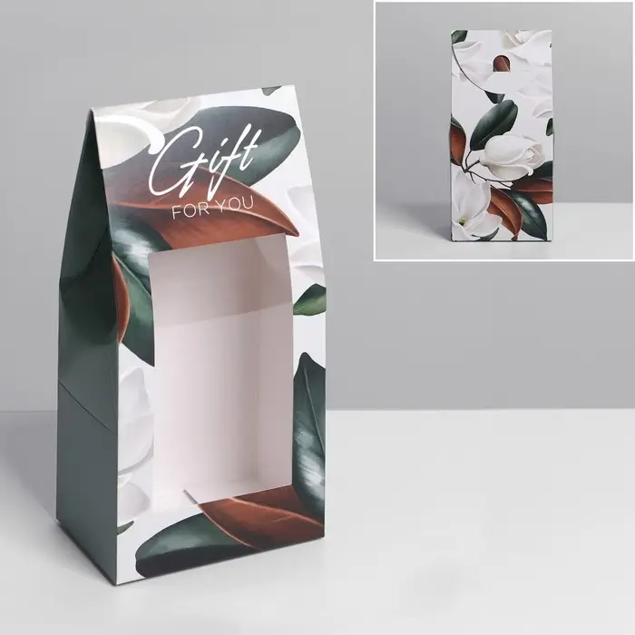 Упаковка кондитерская, «Gift», 9 х 19 х 6 см Упаковка кондитерская, «Gift», 9 х 19 х 6 см