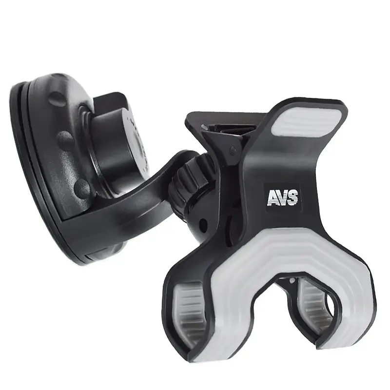 Держатель для смартфонов универсальный на приборную панель AVS AH-2227 "Двойная прищепка"