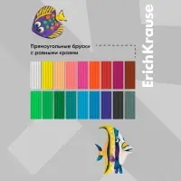 Пластилин ErichKrause &laquo;Классический&raquo;, 18 цветов, 288 г, в картонной упаковке