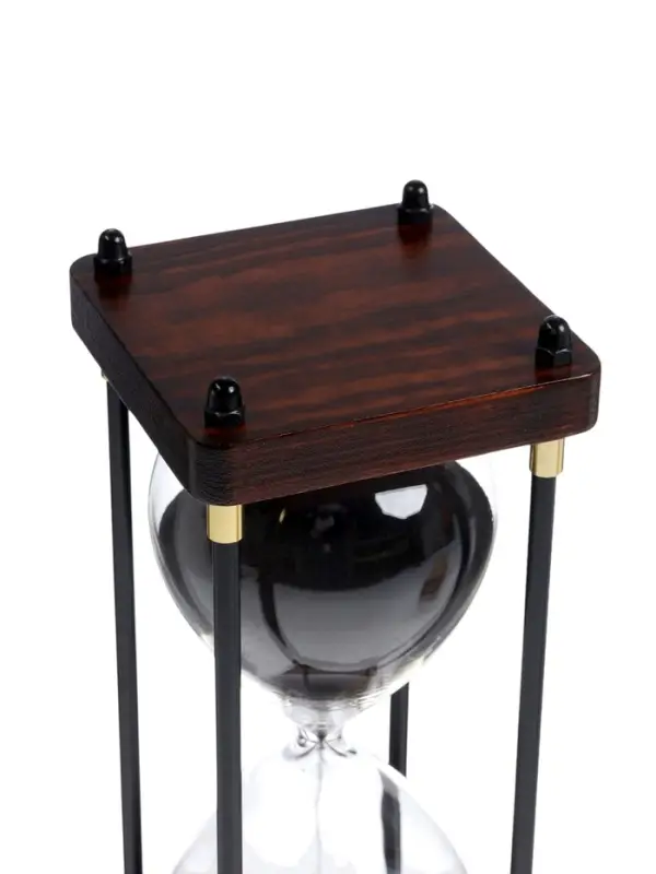 Часы песочные &laquo;Бесконечность&raquo;, на 30 минут, 25&times;9.5 см, чёрный песок