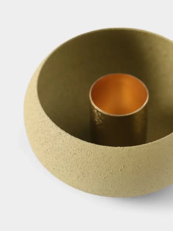 Подсвечник на 1 свечу на магнитах &laquo;Оливковый&raquo;, 7.5&times;7.5&times;3.5 см