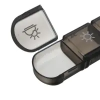 Бокс для таблеток тм VETTA, 21 ячейка, пластик, 15.6x12x4.2см