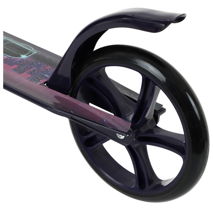Самокат GRAFFITI, складной, колёса PU 200 мм, ABEC 7, цвет чёрный Самокат GRAFFITI, складной, колёса PU 200 мм, ABEC 7, цвет чёрный