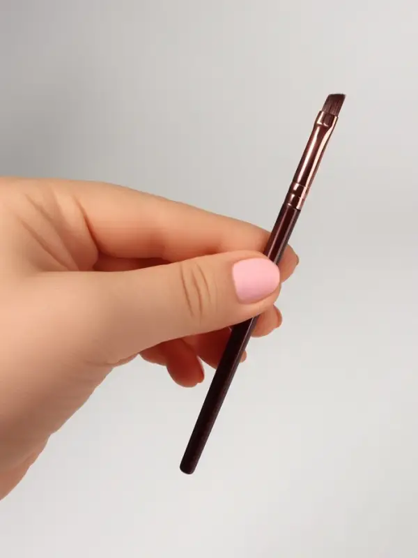 Кисть для макияжа «Brush COFFEE», скошенная, 13 (± 1) см, цвет коричневый/бронзовый Кисть для макияжа «Brush COFFEE», скошенная, 13 (± 1) см, цвет коричневый/бронзовый