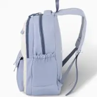 Рюкзак 31*14*44 см, 2 отд. 3 н/карм+пенал, Комби голуб/бел
