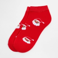 Носки новогодние женские KAFTAN "Santa" размер 36-39 (23-25 см)