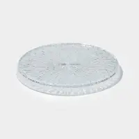 Десертная тарелка Magistro Waterfall, d=17 см, стекло, прозрачная