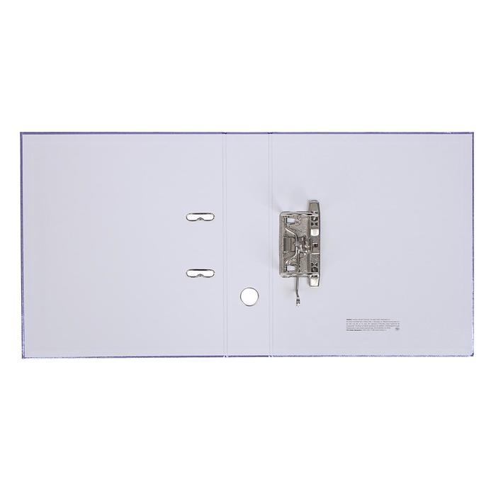 Папка-регистратор А4, 70 мм METALLIC Папка-регистратор А4, 70 мм METALLIC "Фиолетовая", с арочным механизмом, бумвинил