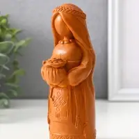 Фигурка - оберег &laquo;Денежная берегиня&raquo;, 14&times;6&times;6 см, красная глина